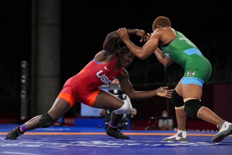 Mensah-Stock wins Olympic gold in wrestling